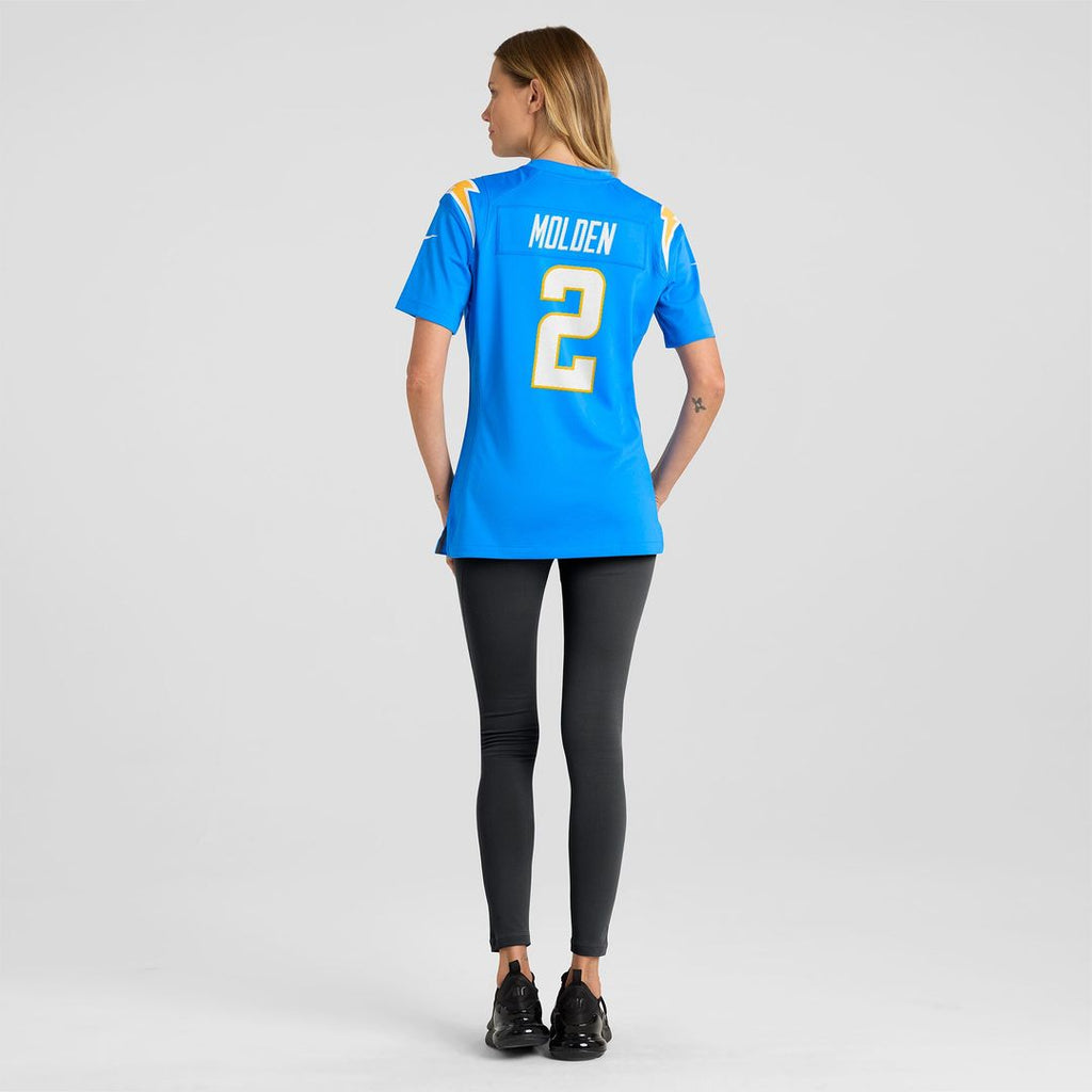 Elijah Molden Los Angeles Chargers Nike Women's Team Game Jersey -  Powder Blue