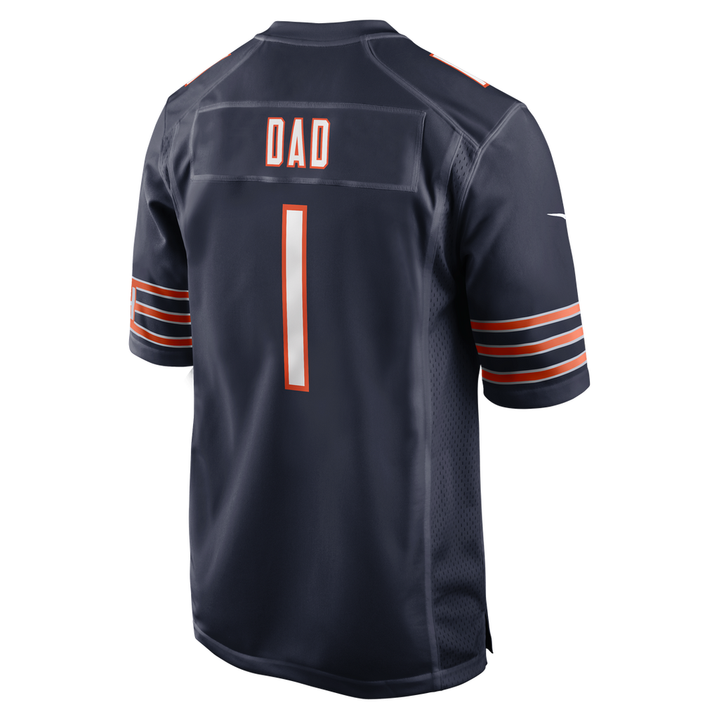 Number 1 Dad Chicago Bears Nike Game Jersey - Navy