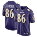 Cornelius Johnson Baltimore Ravens Nike Team Game Jersey -  Purple