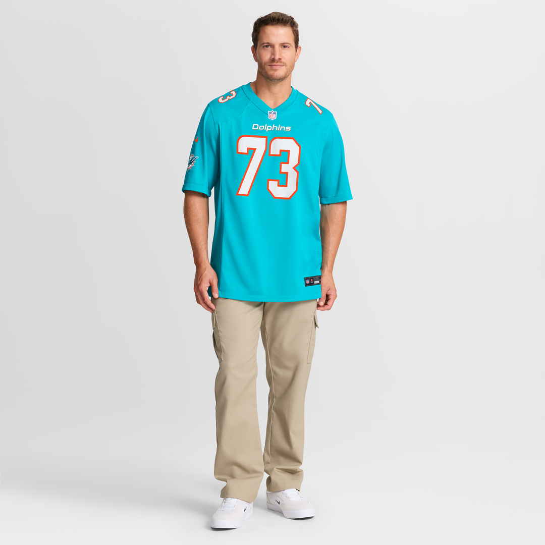 Austin Jackson Miami Dolphins Nike Game Jersey - Aqua