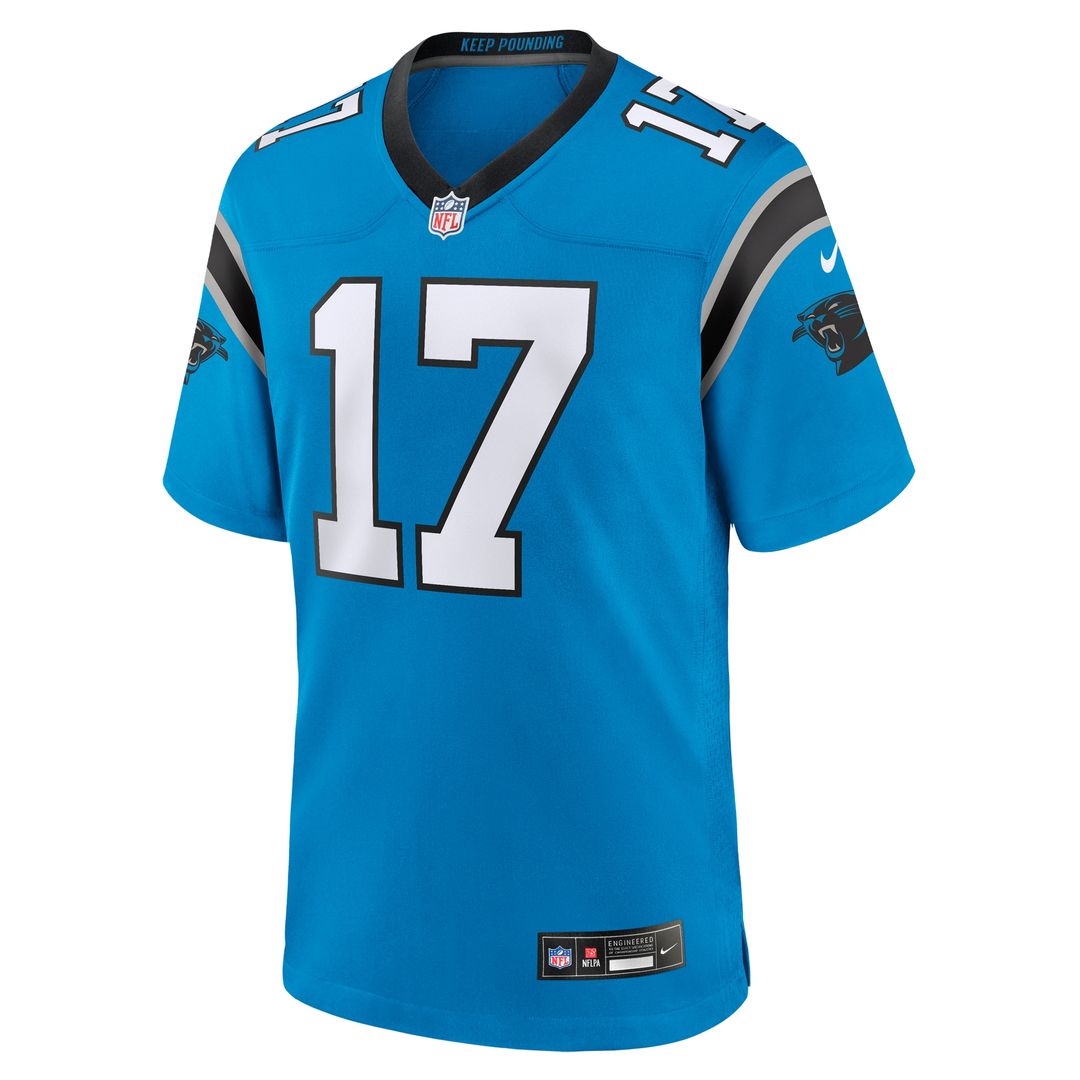 Xavier Legette Carolina Panthers Nike Team Game Player Jersey - Black