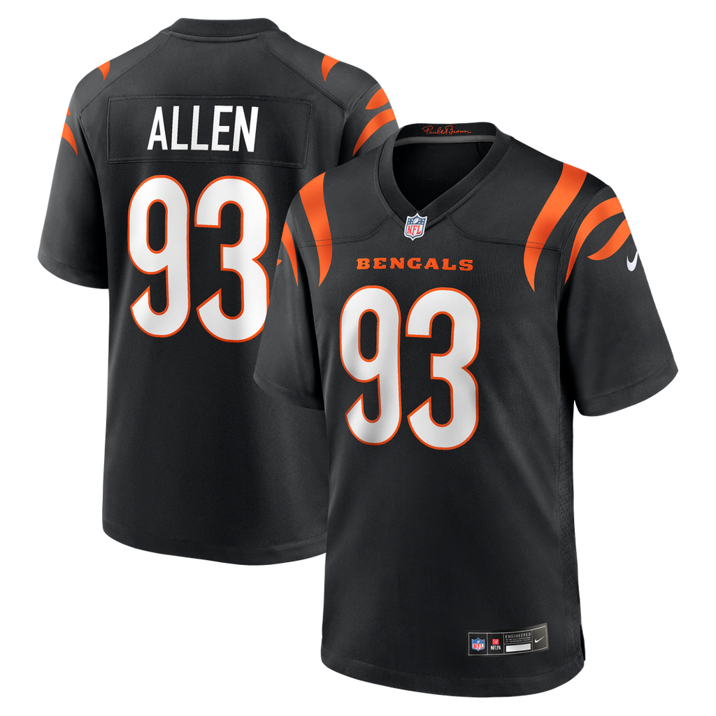 Jonathan Allen Cincinnati Bengals Nike Team Game Jersey -  Black