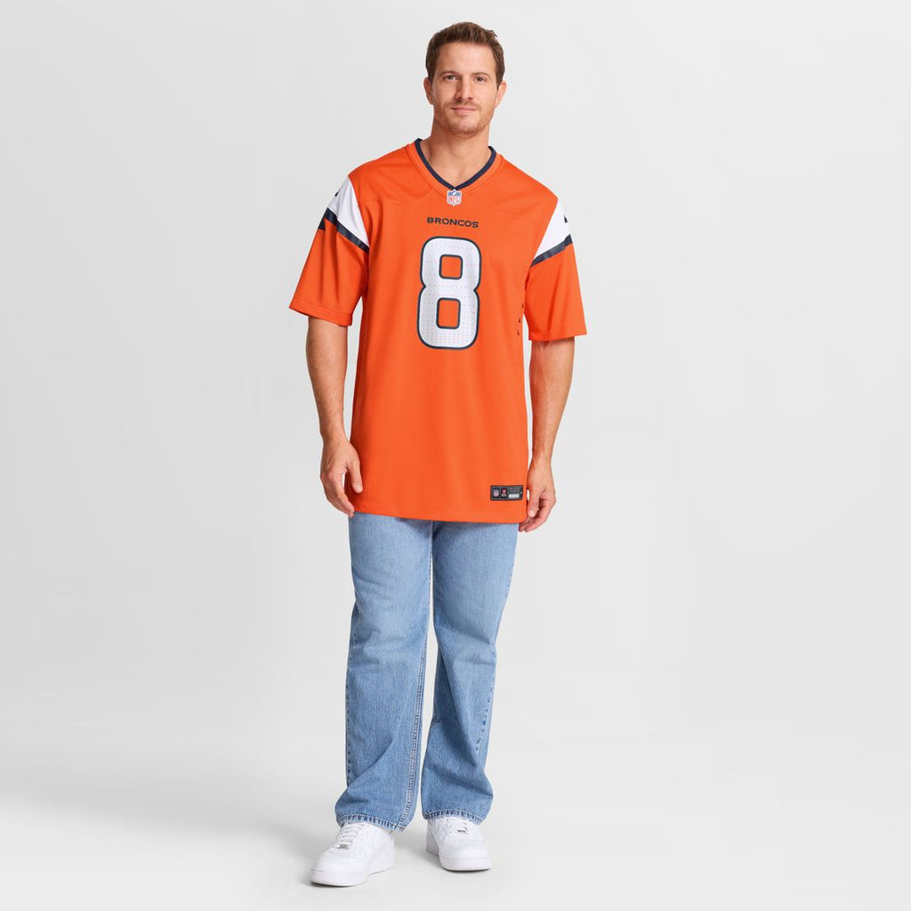 Jarrett Stidham Denver Broncos Nike Team Game Jersey -  Orange