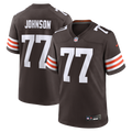 Zion Johnson Cleveland Browns Nike Team Game Jersey -  Brown