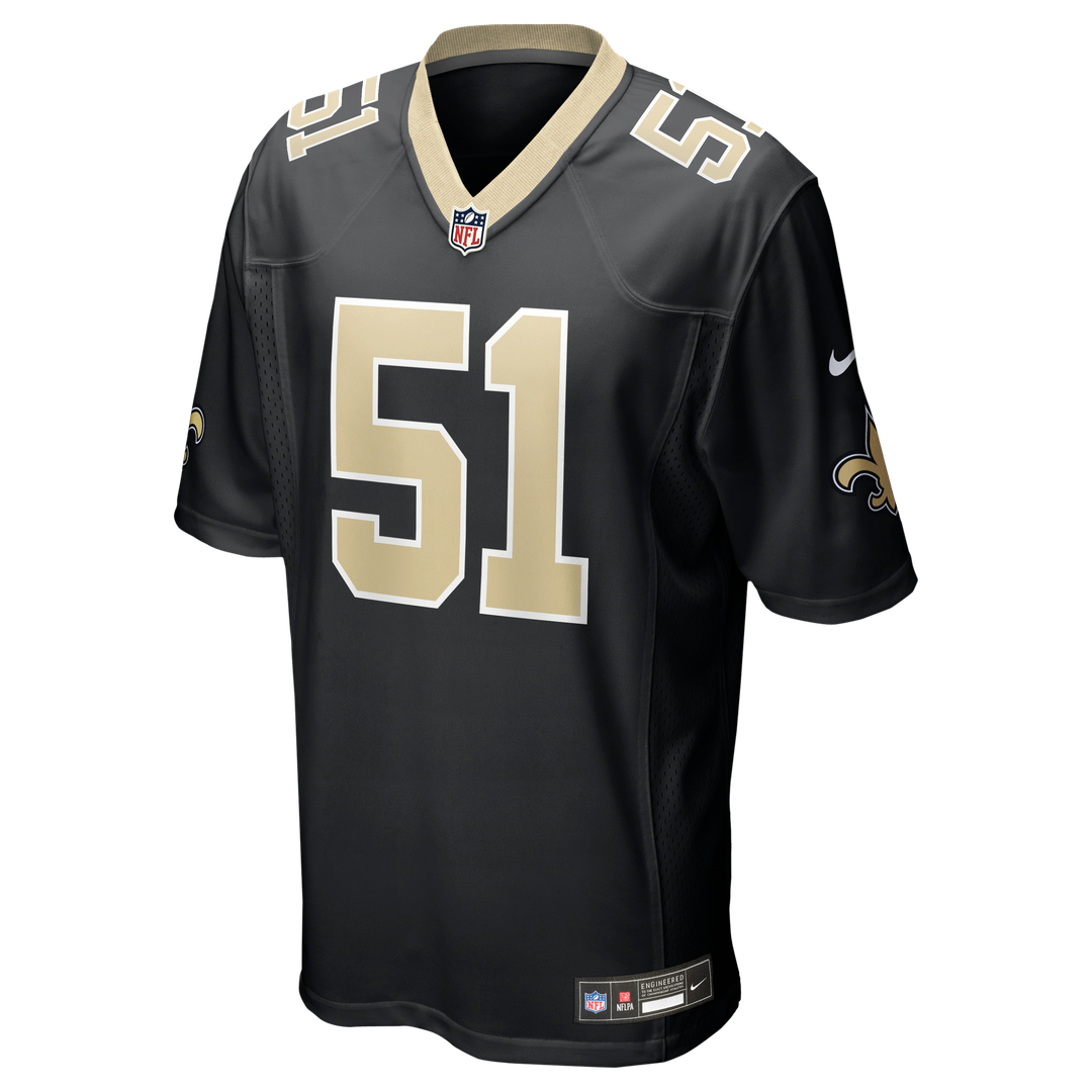 Cesar Ruiz New Orleans Saints Nike Player Game Jersey - Black