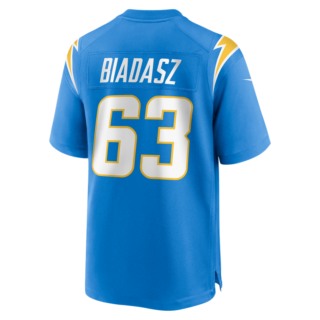 Tyler Biadasz Los Angeles Chargers Nike Team Game Jersey -  Powder Blue