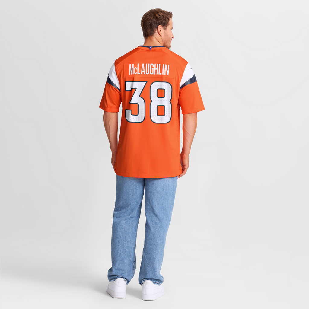 Jaleel McLaughlin Denver Broncos Nike Game Jersey -  White