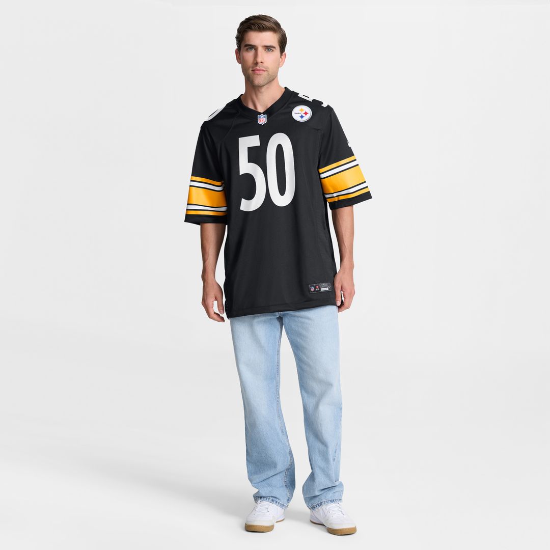 Malik Harrison Pittsburgh Steelers Nike Team Game Jersey -  Black