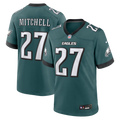 Quinyon Mitchell Philadelphia Eagles Nike Team Game Jersey -  Midnight Green