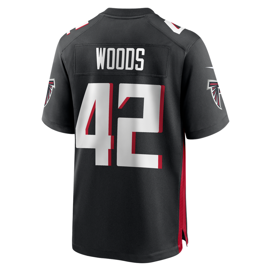 Josh Woods Atlanta Falcons Nike Team Game Jersey -  Black