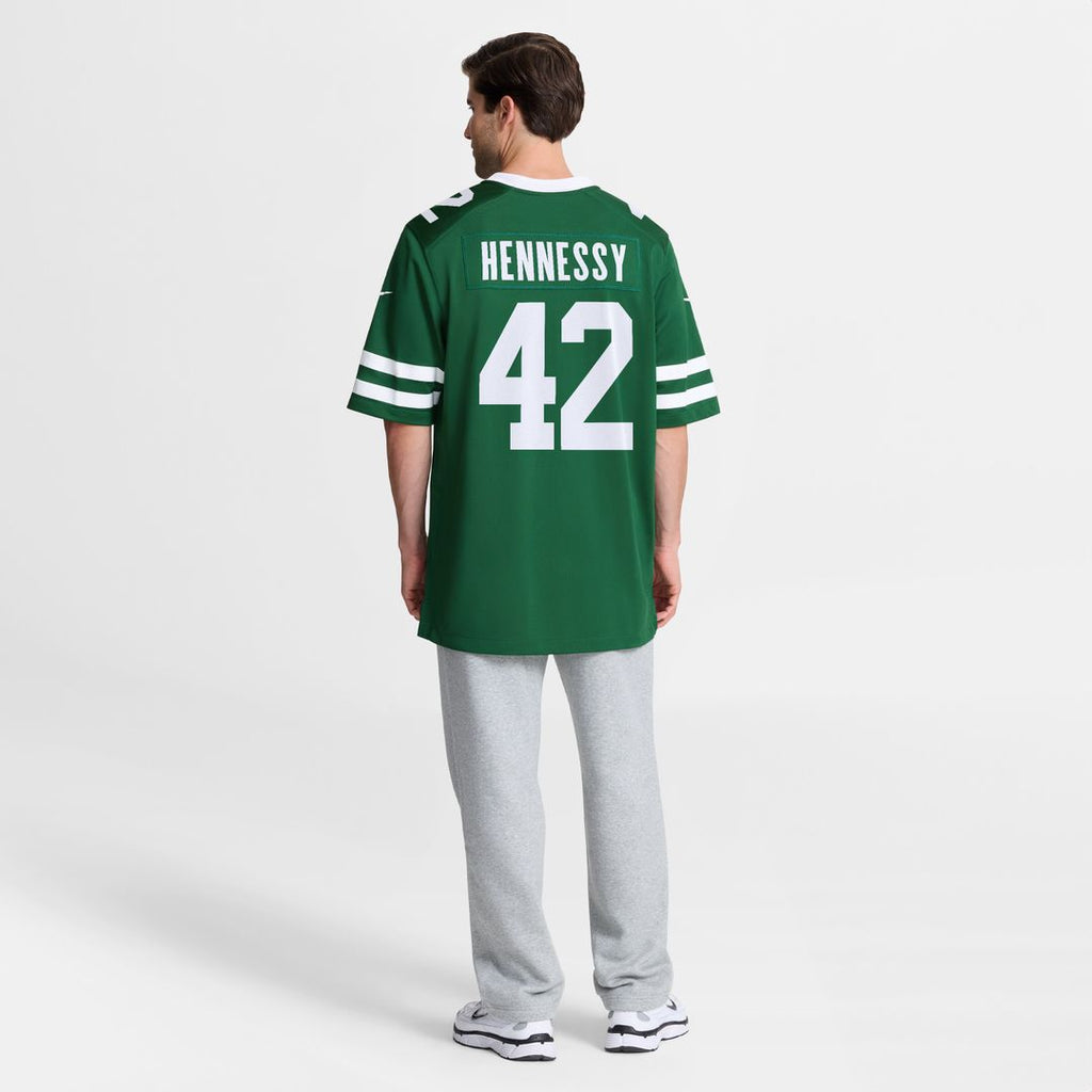 Thomas Hennessy New York Jets Nike Team Game Jersey - Legacy Green