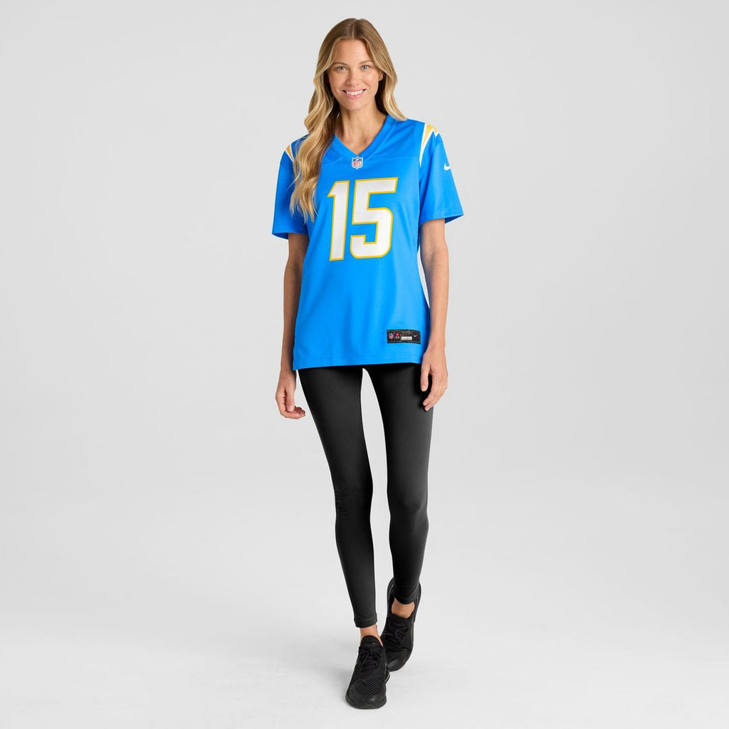 Ladd McConkey Los Angeles Chargers Nike Women's Alternate Super Chargers Game Jersey - Navy