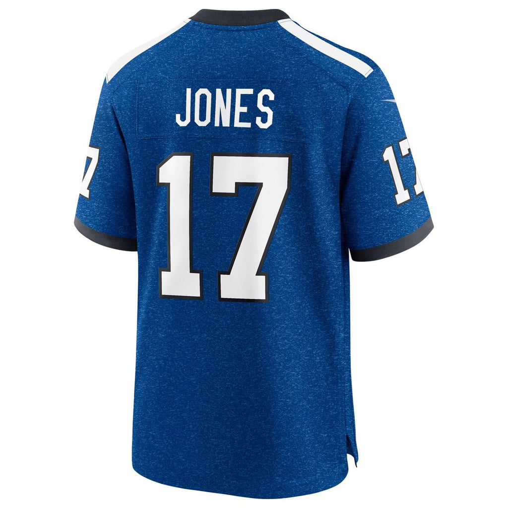 Daniel Jones Indianapolis Colts Nike Alternate 2 Indiana Nights Game Jersey -  Heather Royal