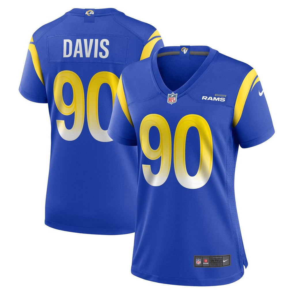 Tyler Davis Los Angeles Rams Nike Women's  Game Jersey -  Royal