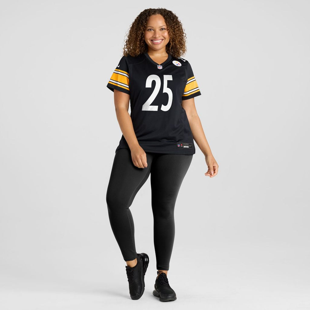 DeShon Elliott Pittsburgh Steelers Nike Women's Team Game Jersey -  Black