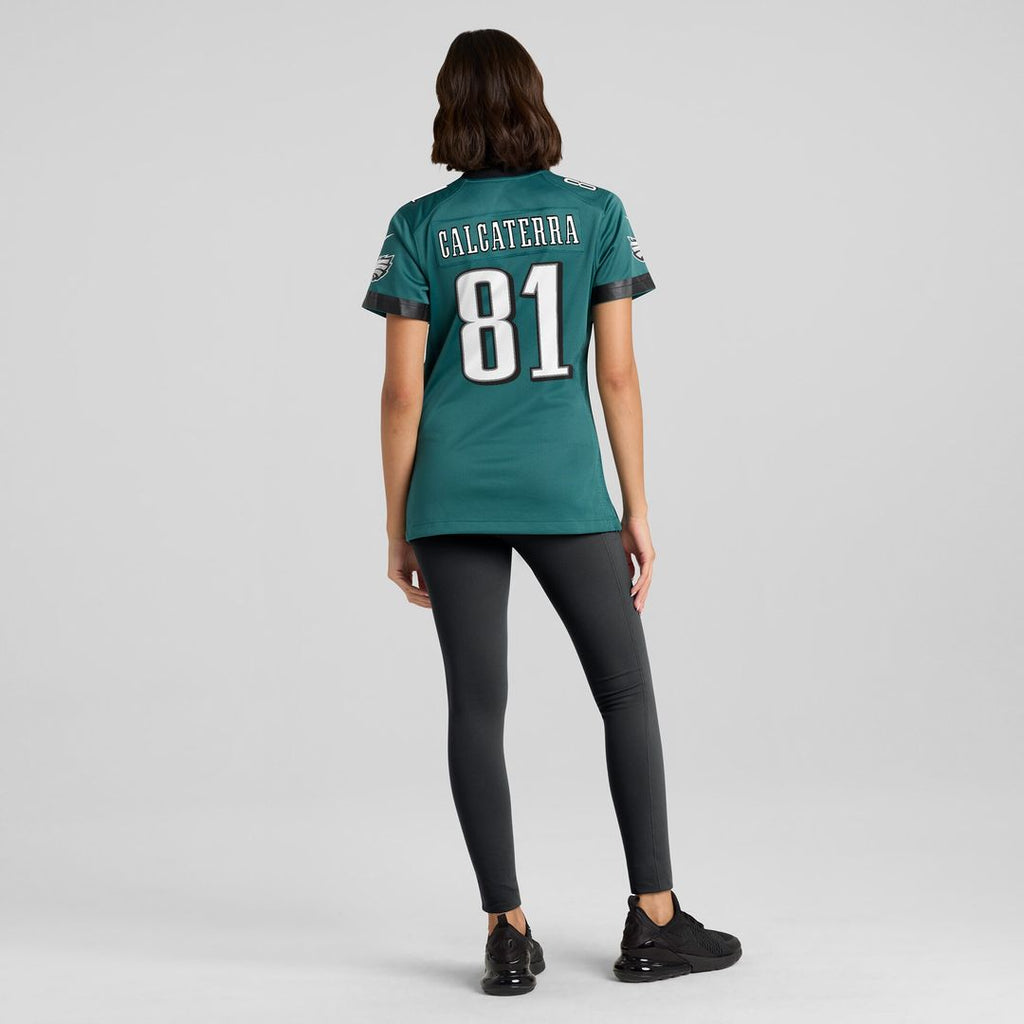 Grant Calcaterra Philadelphia Eagles Nike Women's Team Game Jersey - Midnight Green