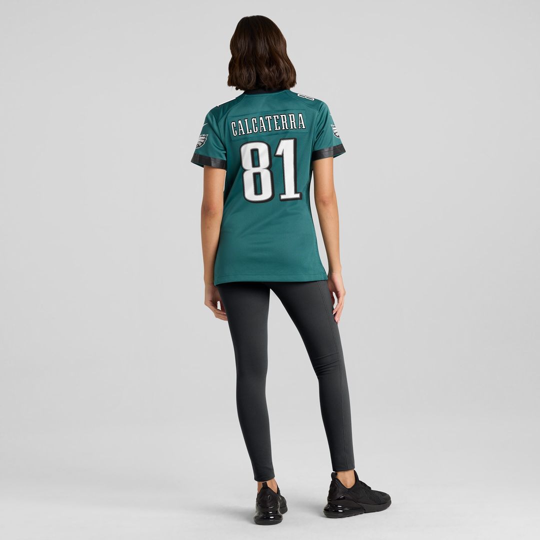 Grant Calcaterra Philadelphia Eagles Nike Women's Team Game Jersey - Midnight Green
