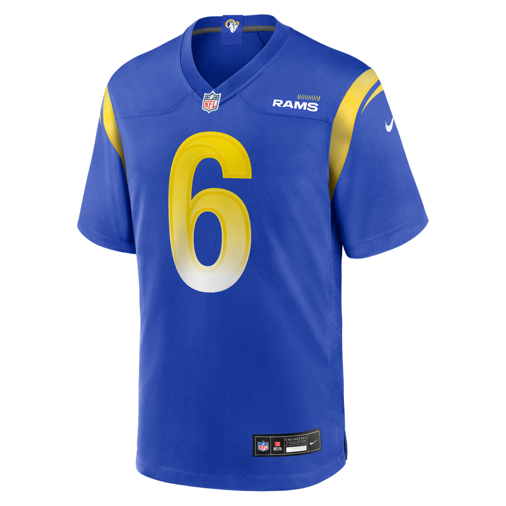 Nick Hampton Los Angeles Rams Nike Team Game Jersey -  Royal