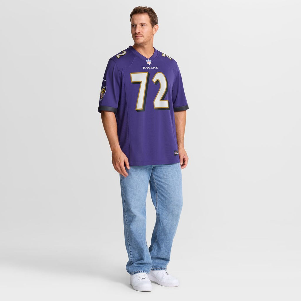 Andrew Vorhees Baltimore Ravens Nike Team Game Jersey -  Purple