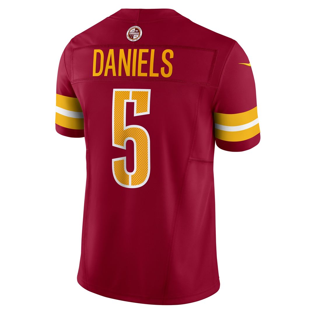Jayden Daniels Washington Commanders Nike Vapor F.U.S.E. Limited Jersey - Black