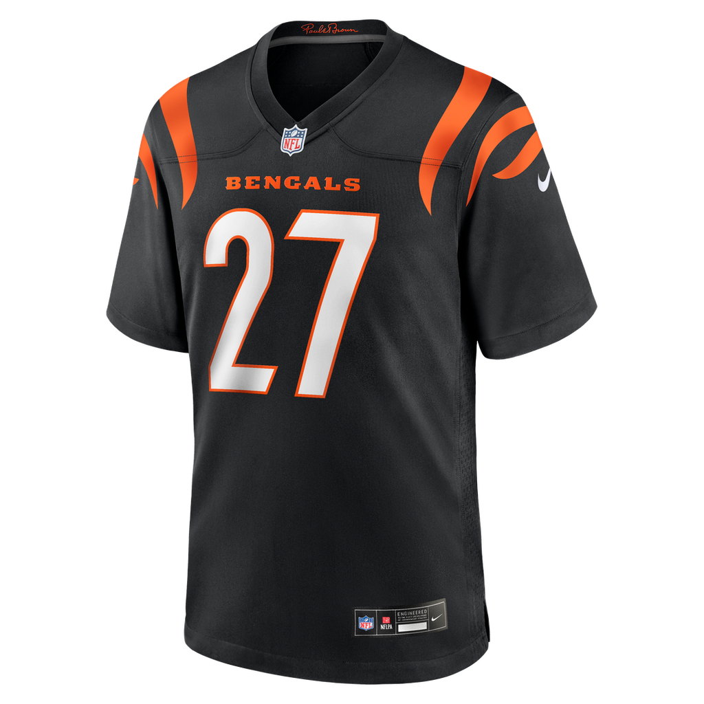 Jordan Battle Cincinnati Bengals Nike Team Game Jersey -  Black