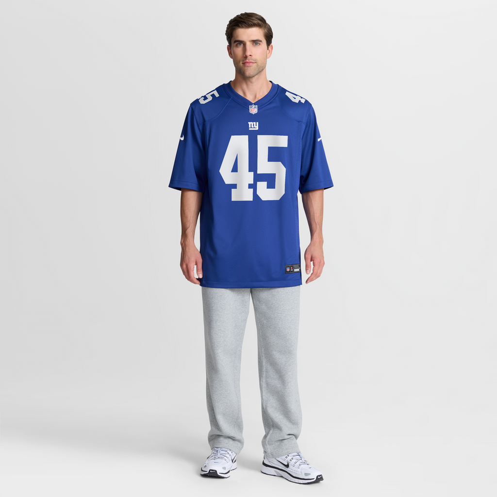 Patrick Ricard New York Giants Nike Team Game Jersey -  Royal