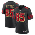 George Kittle San Francisco 49ers Nike 2025 Rivalries Collection Game Jersey - Black