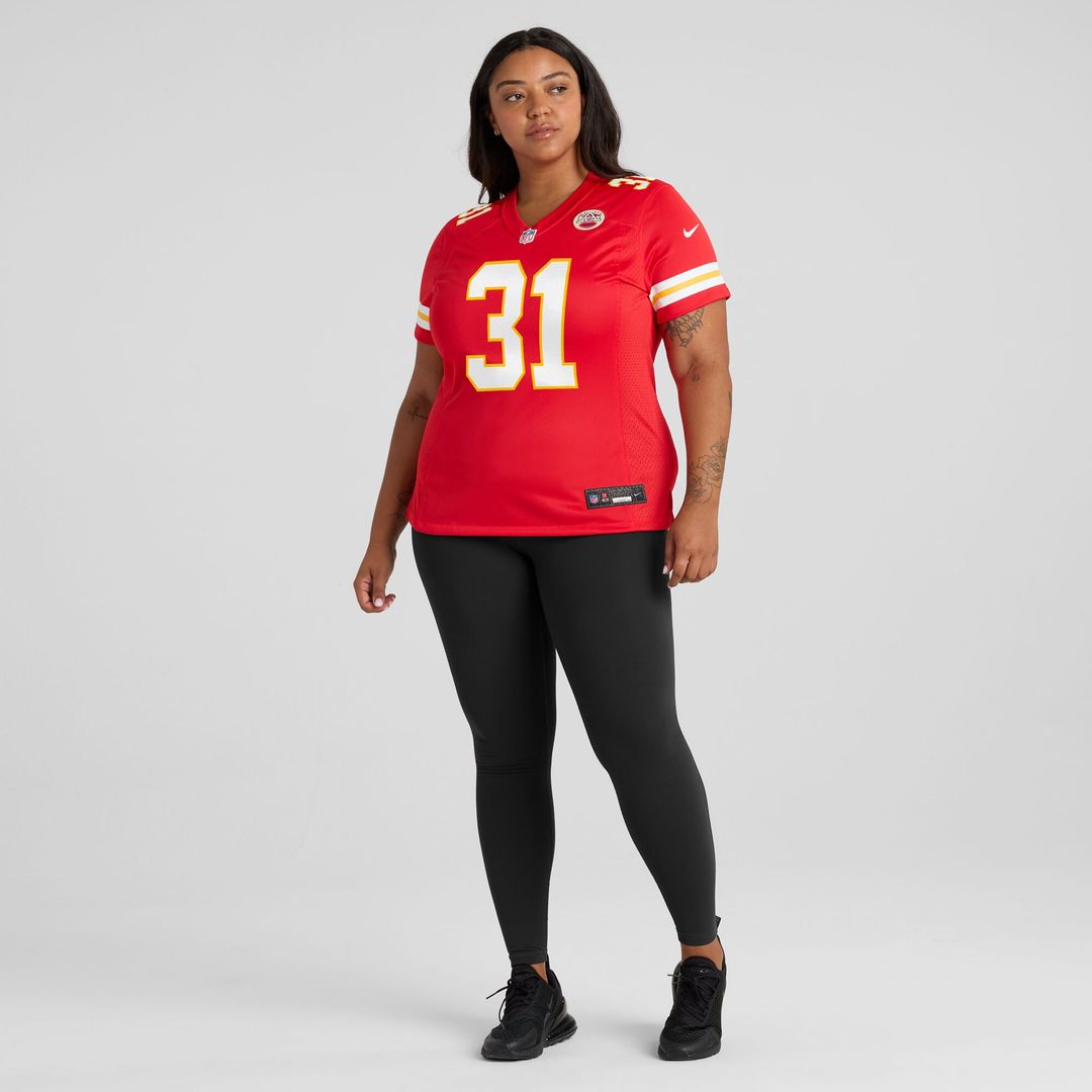 Jeffrey Bassa Kansas City Chiefs Nike Women's Team Game Jersey -  Red