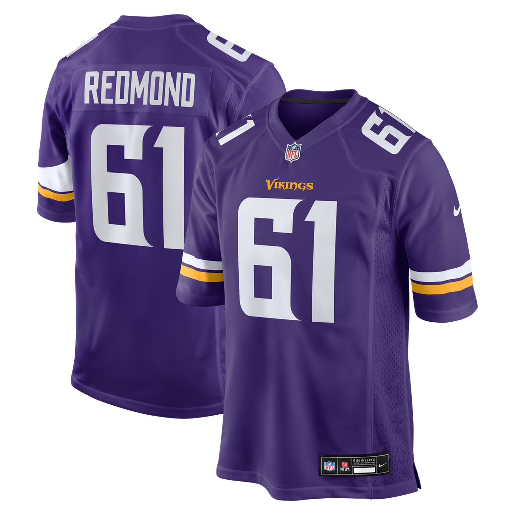 Jalen Redmond Minnesota Vikings Nike  Game Jersey -  Purple