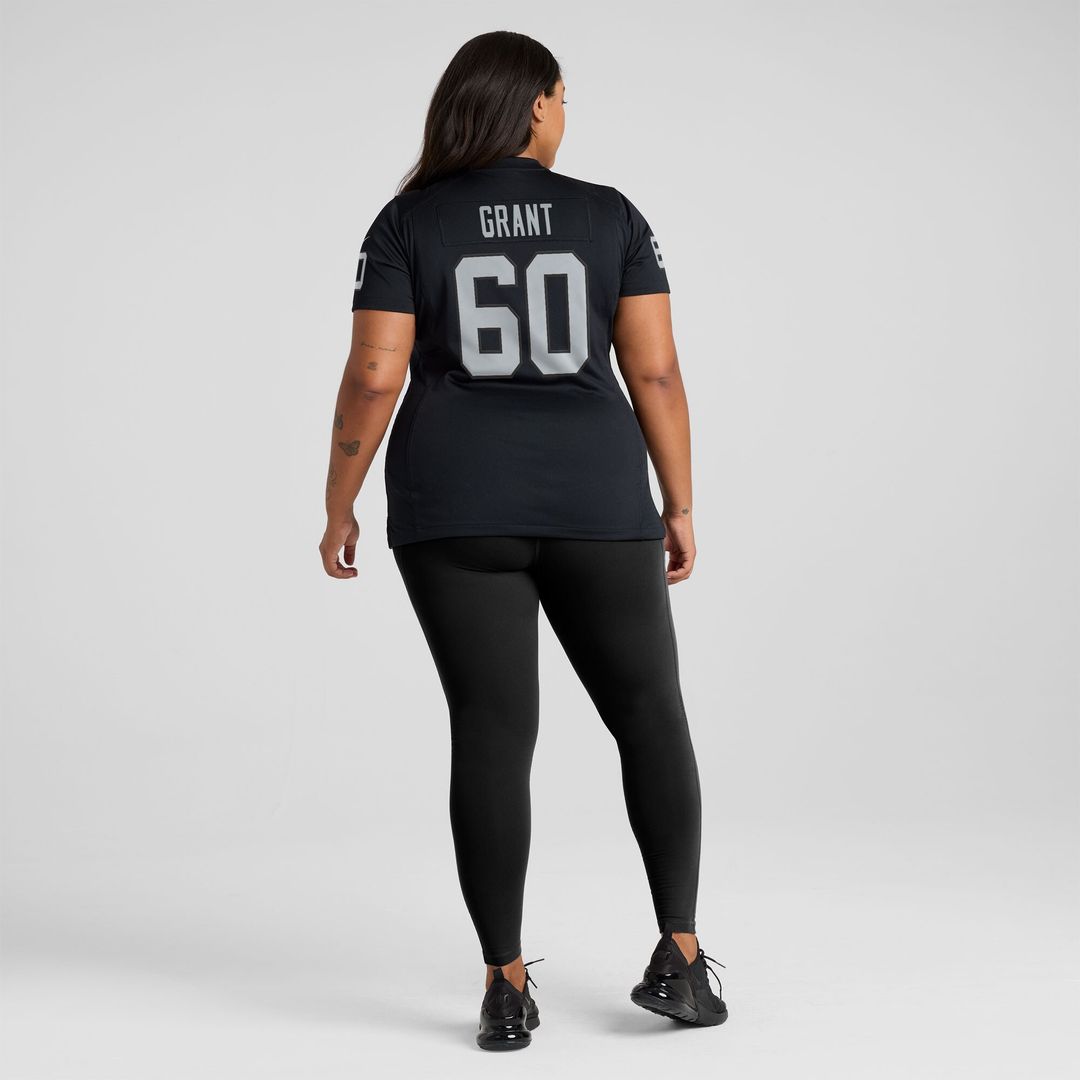Charles Grant Las Vegas Raiders Nike Women's Team Game Jersey -  Black