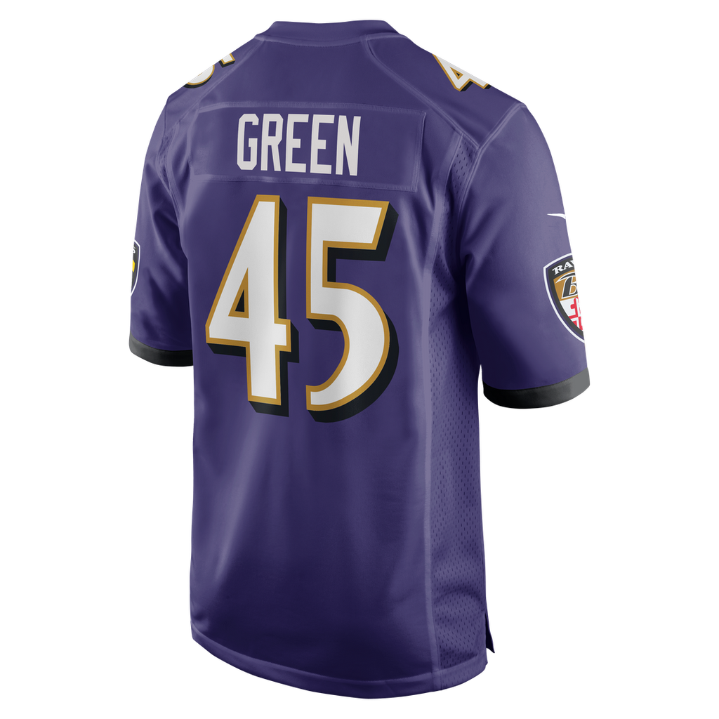 Mike Green Baltimore Ravens Nike Team Game Jersey -  Purple