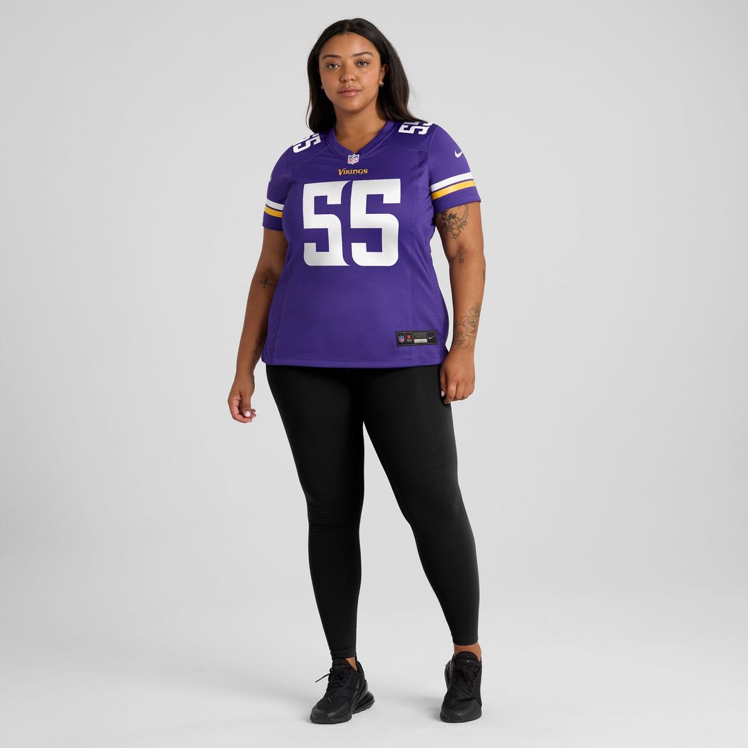 Eric Wilson Minnesota Vikings Nike Women's Team Game Jersey -  Purple