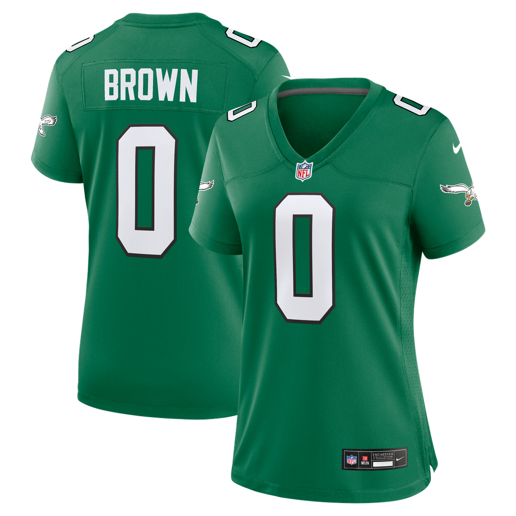 Marquise Brown Philadelphia Eagles Nike Women's Alternate Game Jersey -  Kelly Green