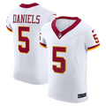 Jayden Daniels Washington Commanders Nike Alternate 2 Super Bowl Era Vapor F.U.S.E. Elite Jersey - White