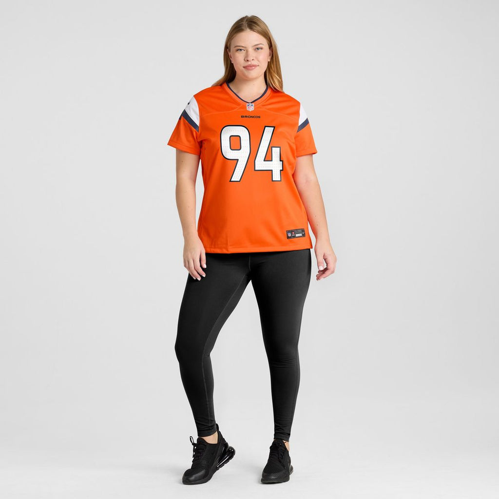 Jordan Jackson Denver Broncos Nike Women's Team Game Jersey -  Orange
