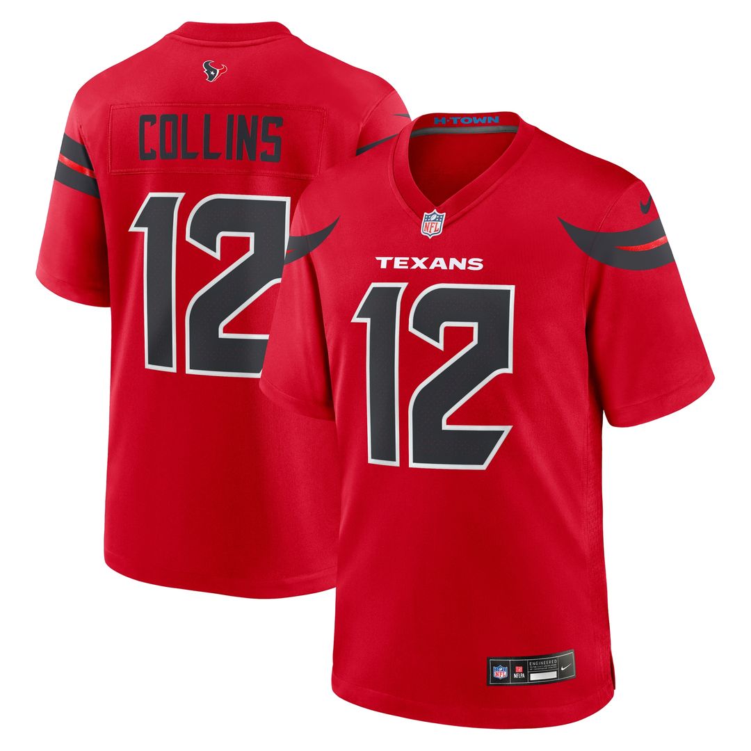 Nico Collins Houston Texans Nike Game Jersey -  White