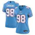 Jeffery Simmons Tennessee Titans Nike Women's Game Jersey - Light Blue