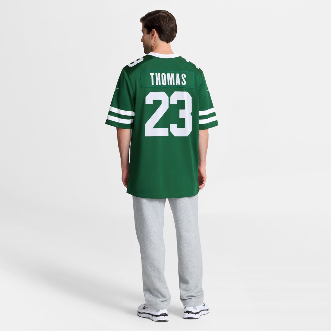 Azareye'h Thomas New York Jets Nike Team Game Jersey - Legacy Green