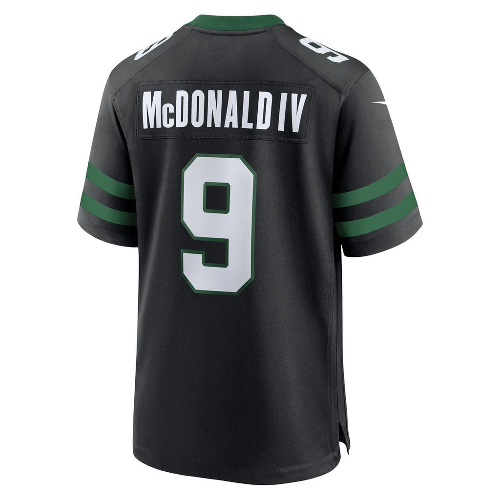 Will McDonald IV New York Jets Nike Alternate Game Jersey - Legacy Black