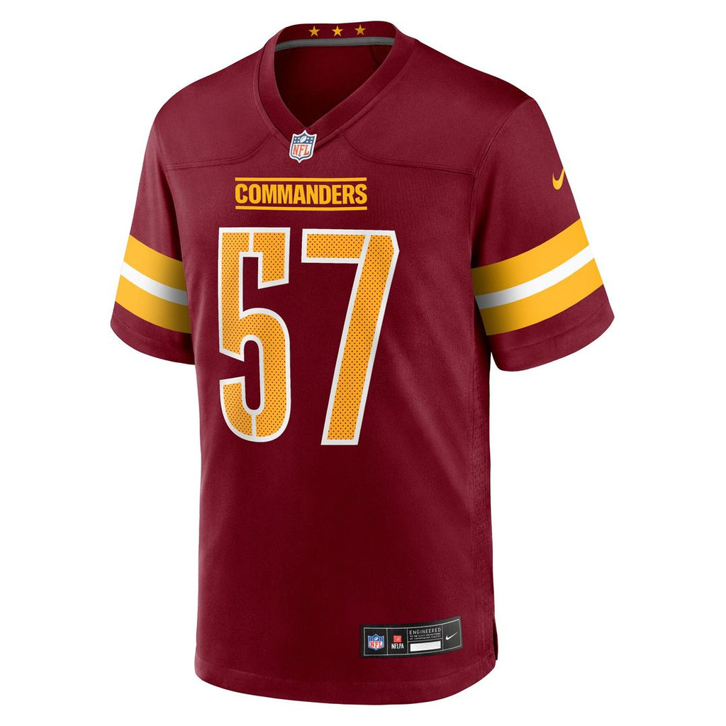 Nick Bellore Washington Commanders Nike Team Game Jersey -  Burgundy
