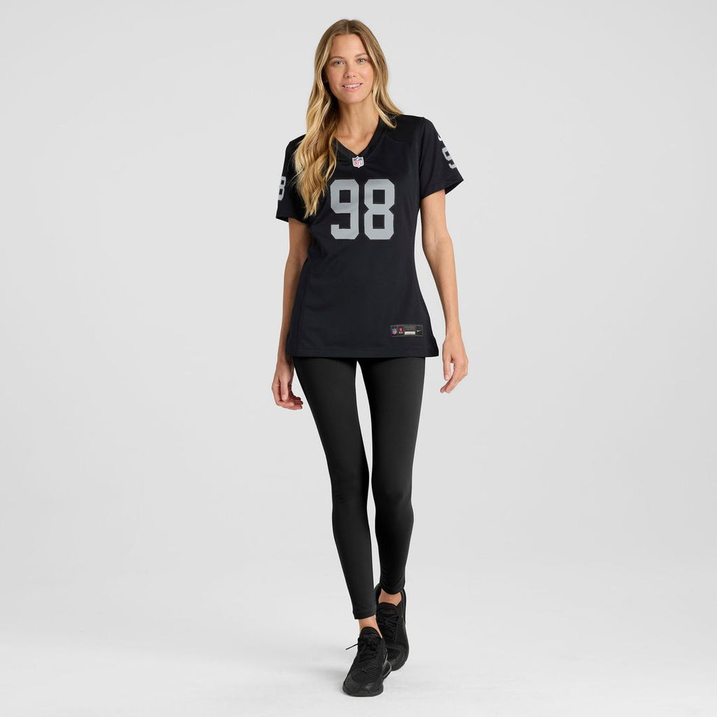 Maxx Crosby Las Vegas Raiders Nike Women's  Game Jersey -  White