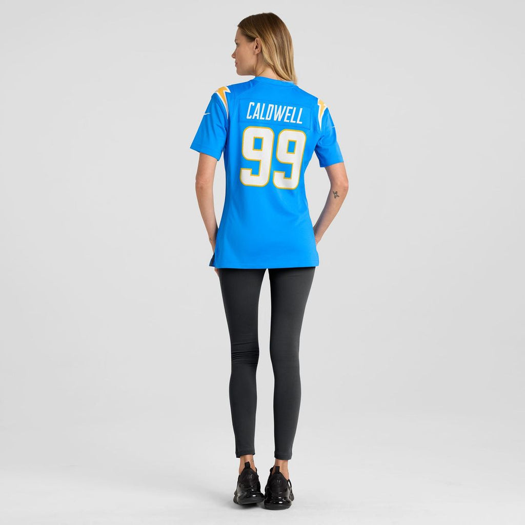 Jamaree Caldwell Los Angeles Chargers Nike Women's Team Game Jersey -  Powder Blue