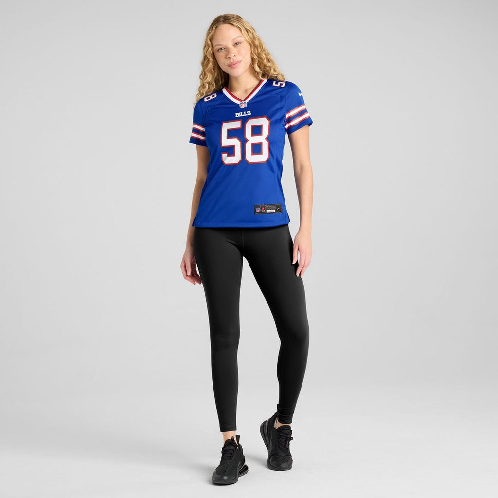 Matt Milano Buffalo Bills Nike Women's Game Jersey - Royal