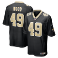 Zach Wood New Orleans Saints Nike Game Jersey - Black