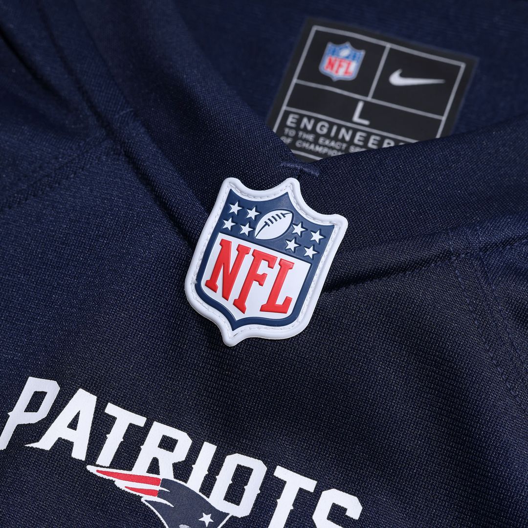 Jared Wilson New England Patriots Nike Team Game Jersey -  Navy
