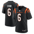 Bryan Cook Cincinnati Bengals Nike Team Game Jersey -  Black