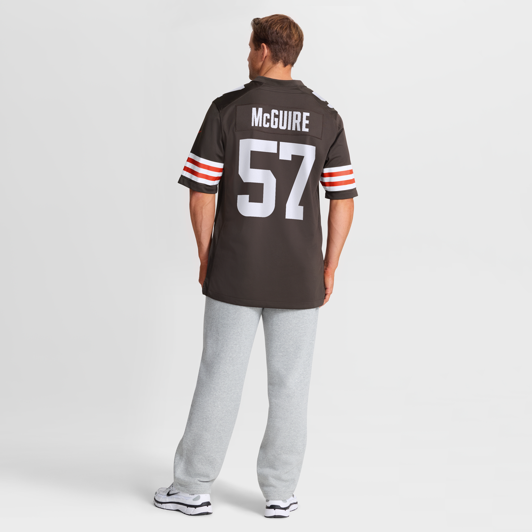 Isaiah McGuire Cleveland Browns Nike Team Game Jersey -  Brown