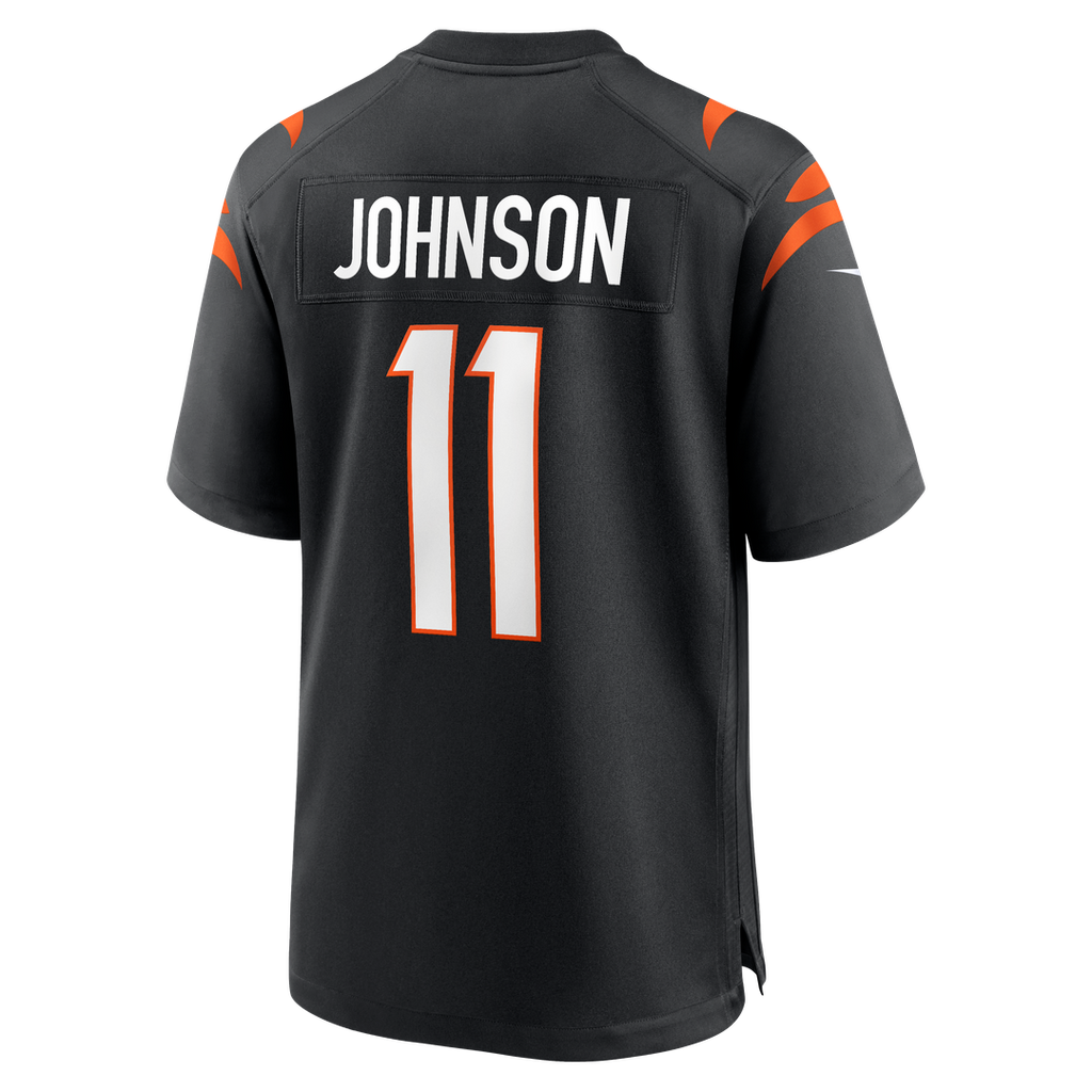 Josh Johnson Cincinnati Bengals Nike Team Game Jersey -  Black