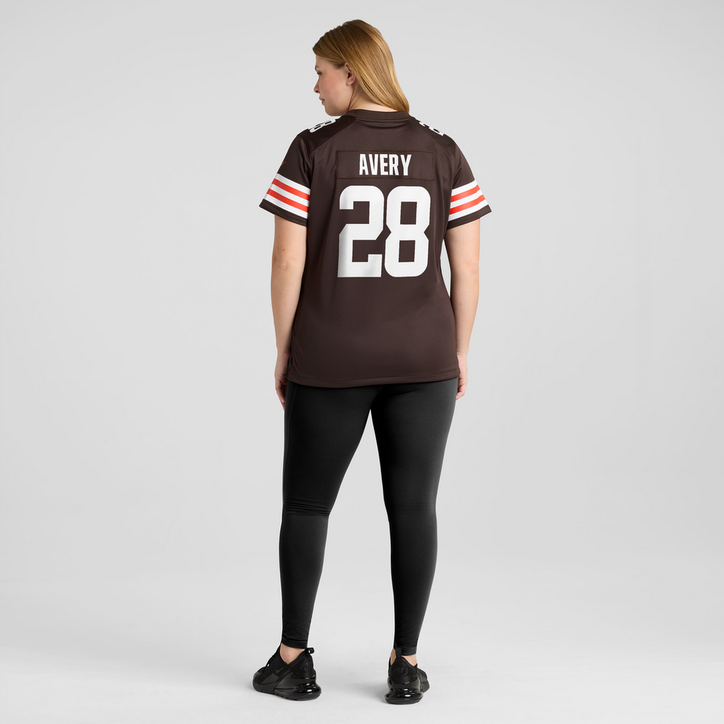Tre Avery Cleveland Browns Nike Women's Team Game Jersey -  Brown