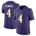 Zay Flowers Baltimore Ravens Nike Vapor F.U.S.E. Limited Jersey - Purple